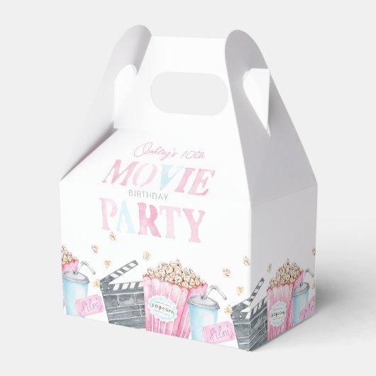 Movie Party Favor Box Bedankdoosjes (Voorkant Zijde)