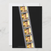 Movie Party-programma in Paarse toelatingstabel Kaart (Achterkant)