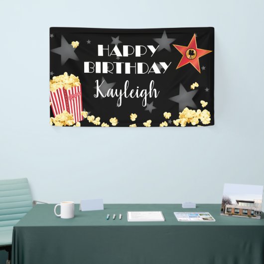 Movie Popcorn Banner (Beurs)