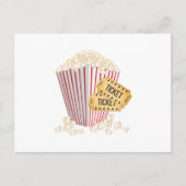 Movie Popcorn Briefkaart (Voorkant)