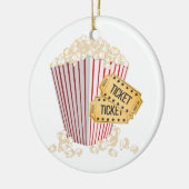 Movie Popcorn Keramisch Ornament (Links)