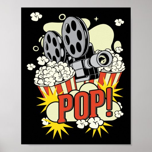 Movie Popcorn Lover Poster (Voorkant)