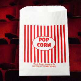 Movie Popcorn Persoonlijke partij voor pleister Bedankzakje