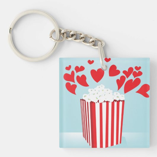 Movie Popcorn Sleutelhanger (Voorkant)