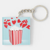 Movie Popcorn Sleutelhanger (Achterkant)