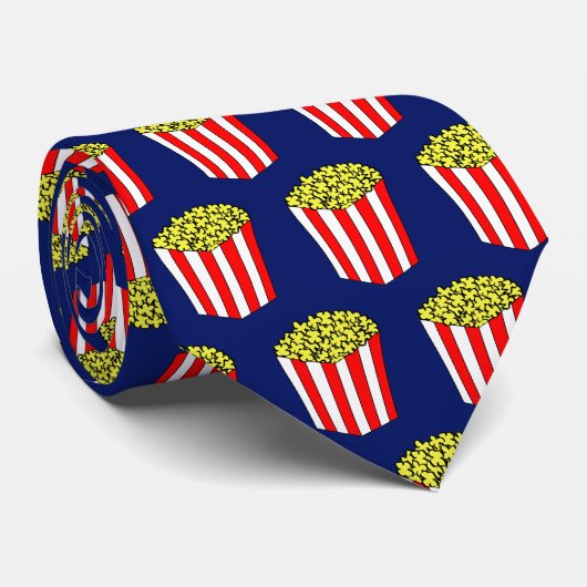 Movie Popcorn Stropdas (Opgerold)