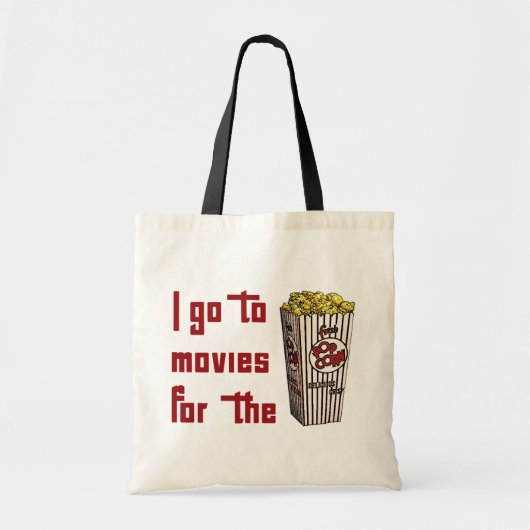 Movie Popcorn Tote Bag (Voorkant)