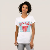 Movie Popcorn Womens T-Shirt (Voorkant volledig)