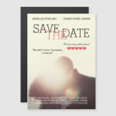 Movie-Poster De datum opslaan Magnetische Uitnodiging (Voorkant / Achterkant)