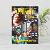 Movie poster DIY fotoheld spion thriller volwassen Kaart (Staand voorkant)