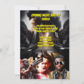 Movie poster DIY fotoheld spion thriller volwassen Kaart (Achterkant)