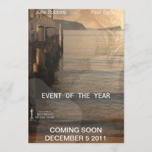 Movie-Poster uitnodigen Kaart