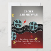 Movie Premiere Bar Mitzvah Kaart (Voorkant)