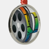 Movie Reel 2 Metalen Ornament (Rechts)