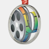 Movie Reel 2 Metalen Ornament (Links)