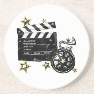 MOVIE REEL, CLAPBOARD ONDERZETTER