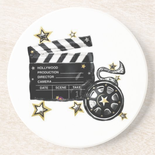 MOVIE REEL, CLAPBOARD ONDERZETTER (Voorkant)