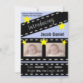 Movie Reel Clapper Board Aankondiging (Voorkant)