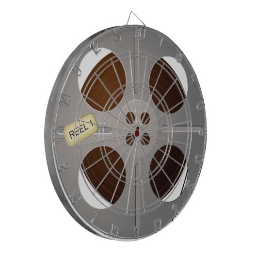 Movie Reel Dartbord (Voorkant Links)