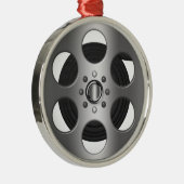 Movie Reel Metalen Ornament (Rechts)