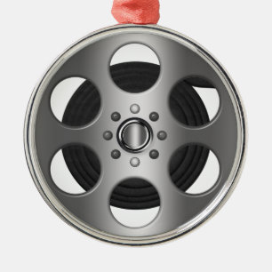 Movie Reel Metalen Ornament