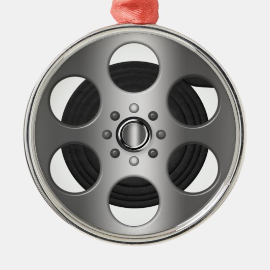 Movie Reel Metalen Ornament (Voorkant)