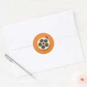 Movie Reel Ronde Sticker (Envelop)