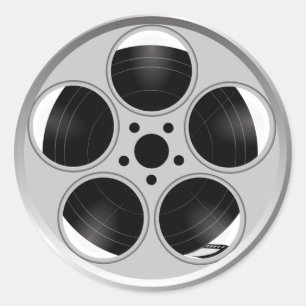 Movie Reel Ronde Sticker