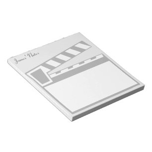 Movie Slate Clapperboard-laptop Notitieblok