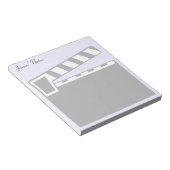 Movie Slate Clapperboard Notitieblok (Schuin)