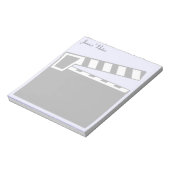 Movie Slate Clapperboard Notitieblok (Linkerzijde)
