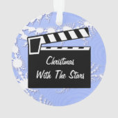 Movie Slate Clapperboard Ornament (achterkant)