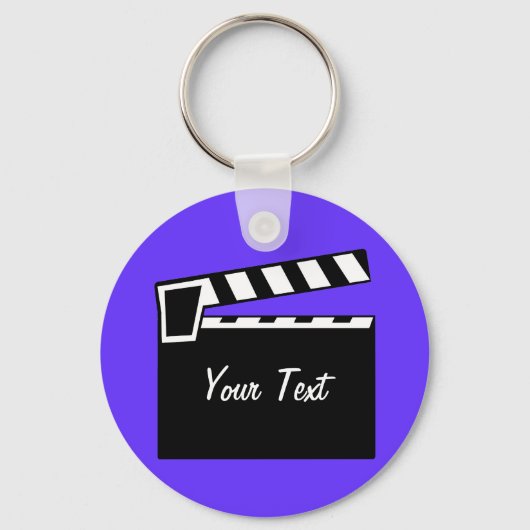 Movie Slate Clapperboard Sleutelhanger (Voorkant)