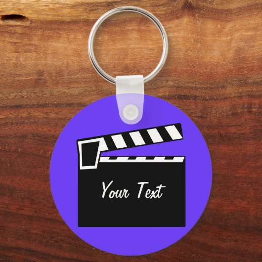 Movie Slate Clapperboard Sleutelhanger (Voorkant)