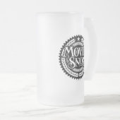 Movie Snob - grappige film liefhebber Matglas Bierpul (Voorkant rechts)