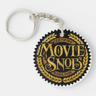 Movie Snob - grappige film liefhebber Sleutelhanger