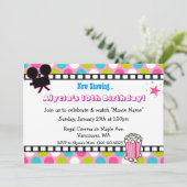 Movie Star Birthday Kaart (Staand voorkant)