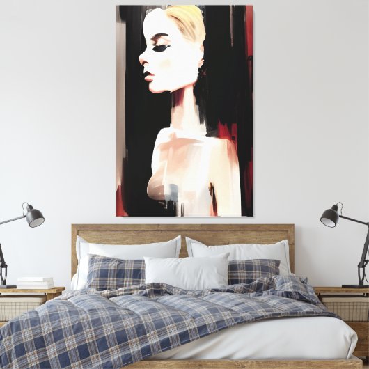 Movie Star Canvas Afdruk (Insitu (Slaapkamer))