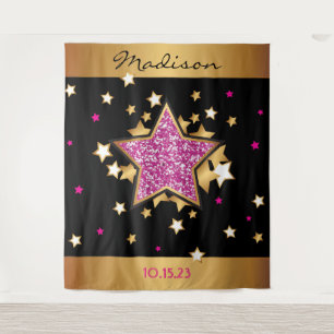 MOVIE STAR HOLLYWOOD BROADWAY Foto-Op achtergrond Wandkleed