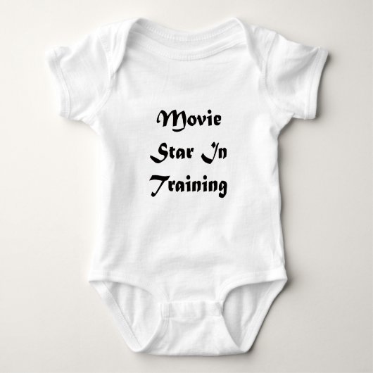 Movie Star in training Romper (Voorkant)