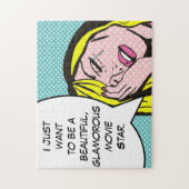 Movie Star Pop Art Jigzaag Puzzle Legpuzzel (Verticaal)