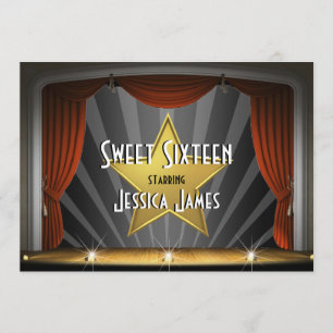 Movie Star Sweet Sixteen Kaart