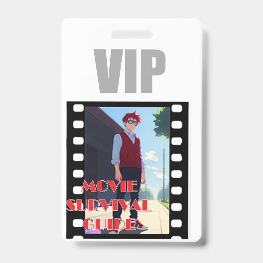 Movie Survival Guide Lanyard Badge (Voorkant)