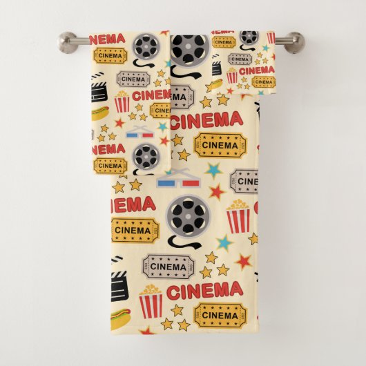 Movie Theater leuk patroon Bad Handdoek (Insitu)