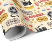 Movie Theater leuk patroon Cadeaupapier (Rol Hoek)