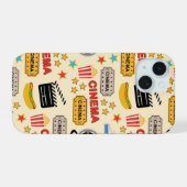 Movie Theater leuk patroon iPhone 15 Case (Achterkant horizontaal)