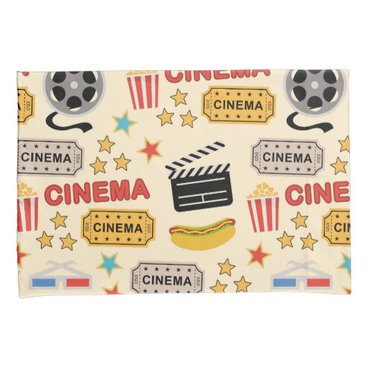 Movie Theater leuk patroon Kussensloop (Voorkant-Rechts)