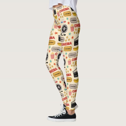 Movie Theater leuk patroon Leggings (Links)