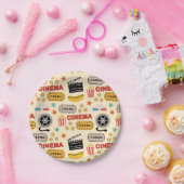 Movie Theater leuk patroon Papieren Bordje (Feest)