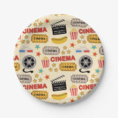 Movie Theater leuk patroon Papieren Bordje (Voorkant)